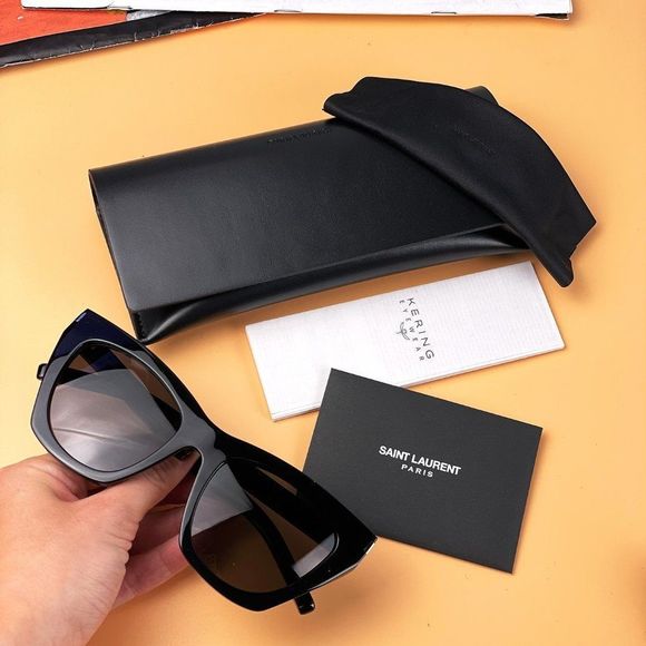 Saint Laurent  SL214 KATE 001 BRAND NEW Sunglasses  Black Cat Eye Women main image 7